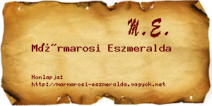 Mármarosi Eszmeralda névjegykártya